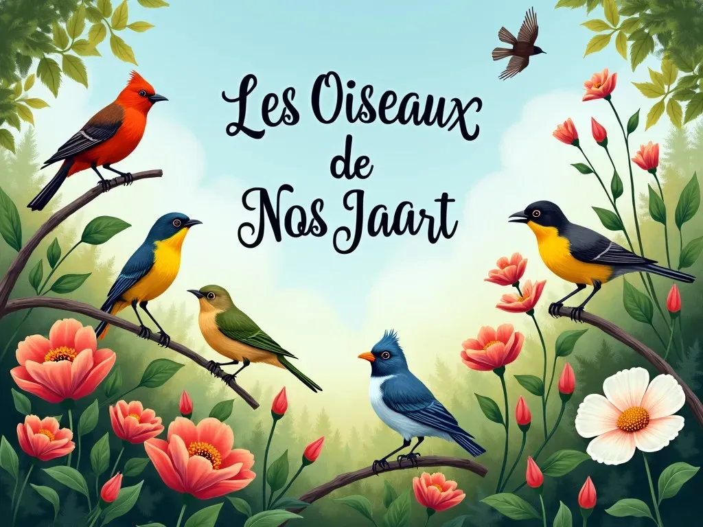 Découvrez les Noms des Oiseaux avec Photos : La Liste Complète des Oiseaux de Nos Jardins!