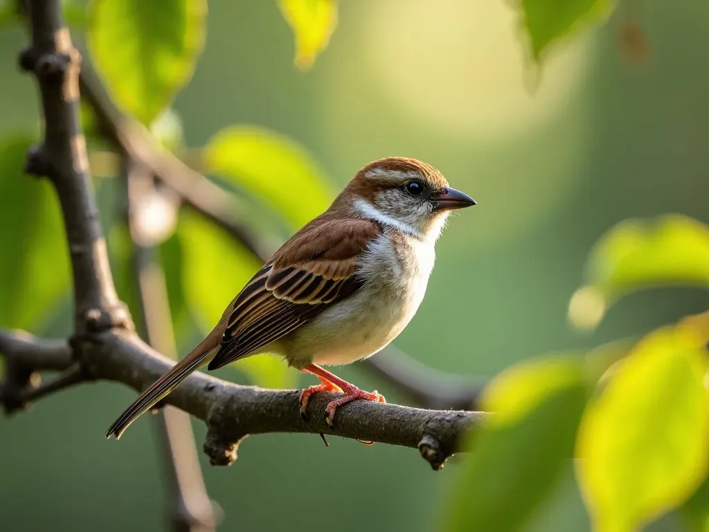 Moineau Friquet dans son habitat