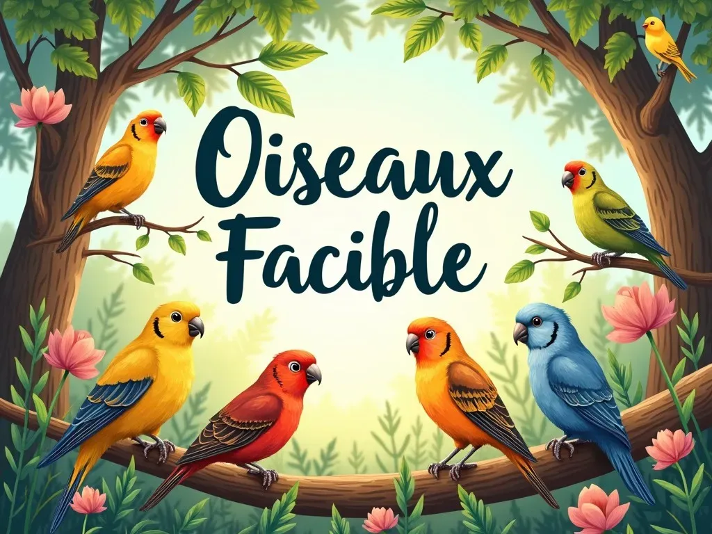 Découvrez les Oiseaux Facile : Les Meilleures Espèces à Apprivoiser et Élever