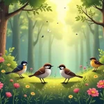 🌳 Les Passereaux de nos Forêts : Découvrez les Joyaux Sereins de la Nature! 🐦