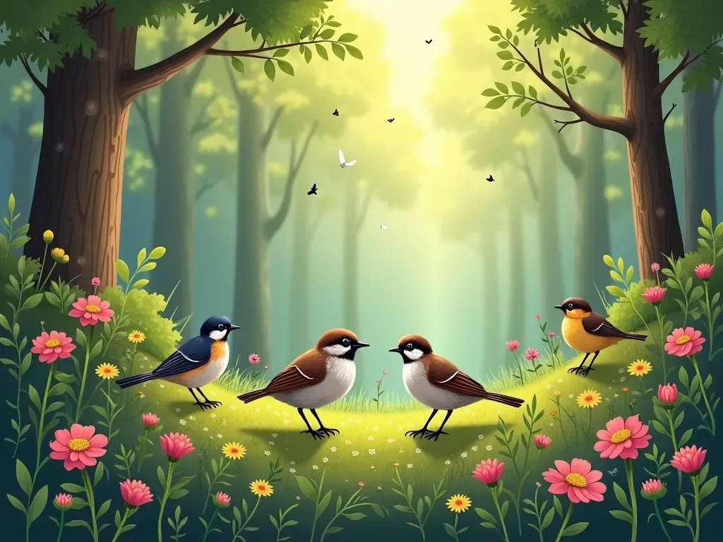 🌳 Les Passereaux de nos Forêts : Découvrez les Joyaux Sereins de la Nature! 🐦