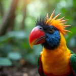 Découvrez le Casoar Casque : L’oiseau fascinant qui défie les lois de la nature !