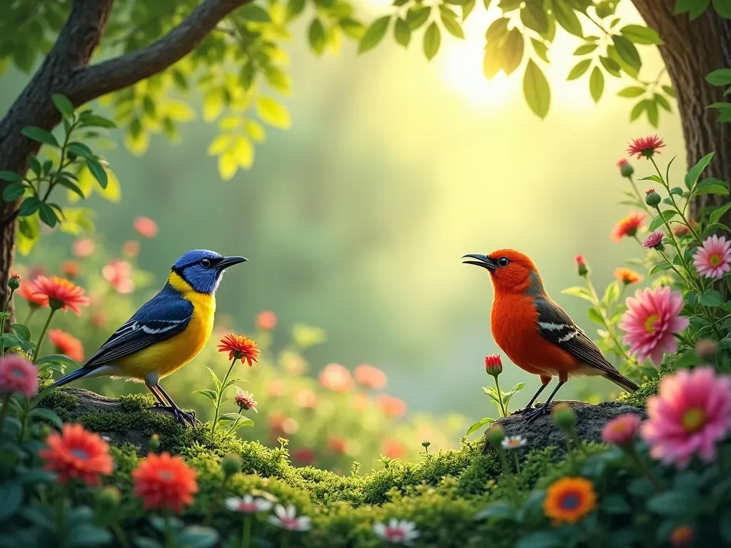 🌿 Plongée envoûtante dans la Musique Oiseaux : Éveillez vos Sens au Chant des Oiseaux du Jardin