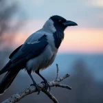 Découvrez la Corneille Tête Grise : L’Oiseau au Charme Unique des Cieux Européens 🌌