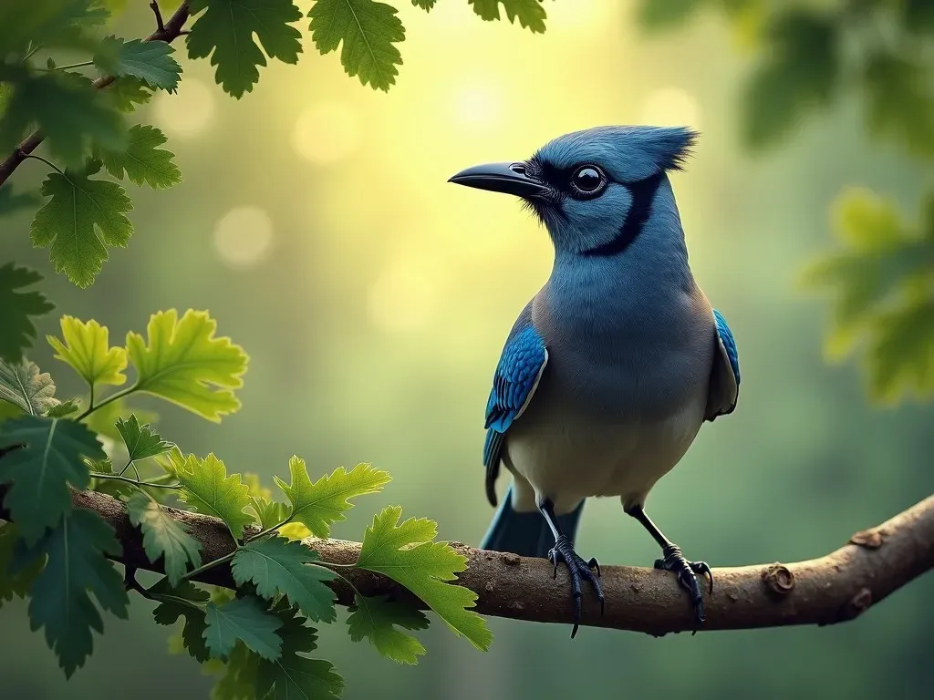 Découvrez le Geai des Chênes Cri : Un Oiseau Étonnant et Son Cri Envoûtant