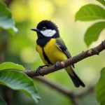 Découvrez la Jeune Mésange Charbonnière : Une Étoile des Jardins qui Fait Craquer les Amoureux de la Nature! 🐦