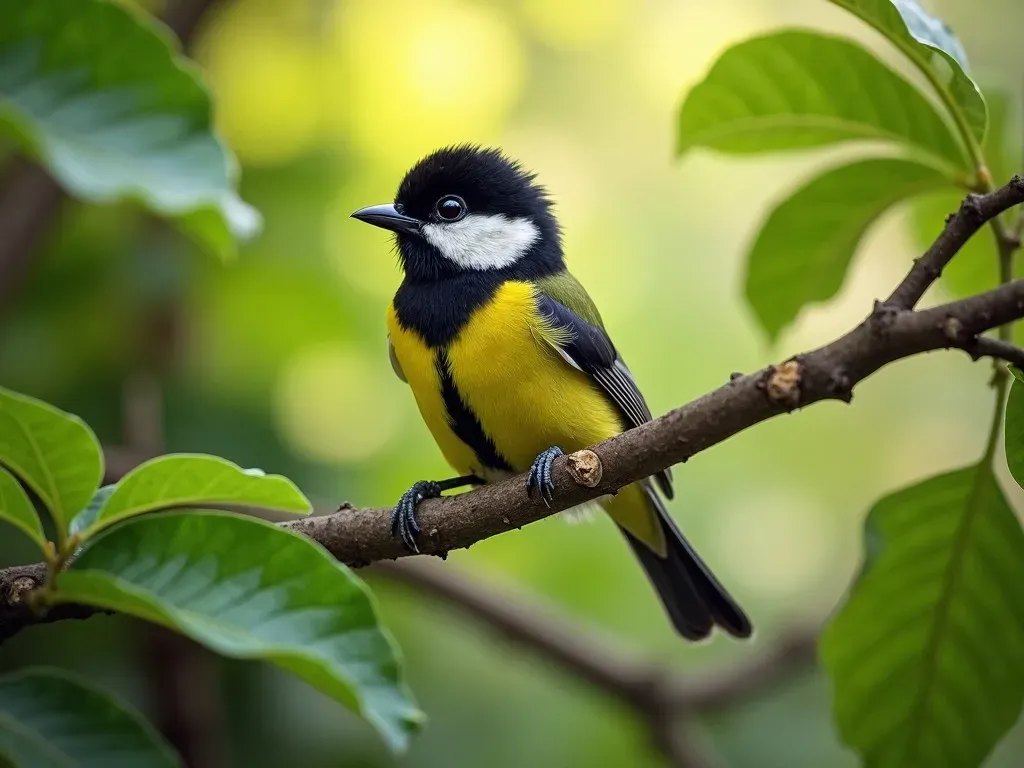 Découvrez la Jeune Mésange Charbonnière : Une Étoile des Jardins qui Fait Craquer les Amoureux de la Nature! 🐦