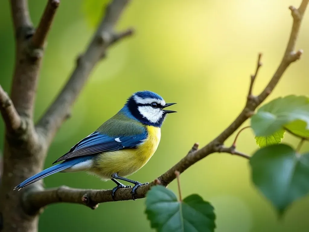 mésange bleue