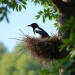 La Pie Nid: Découvrez Ce Que Ces Oiseaux Noir et Blanc Révèlent de la Nature!