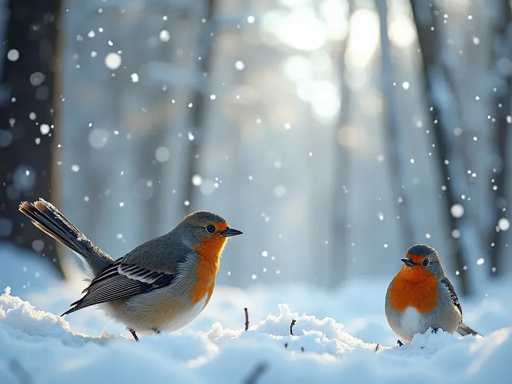 oiseau hiver