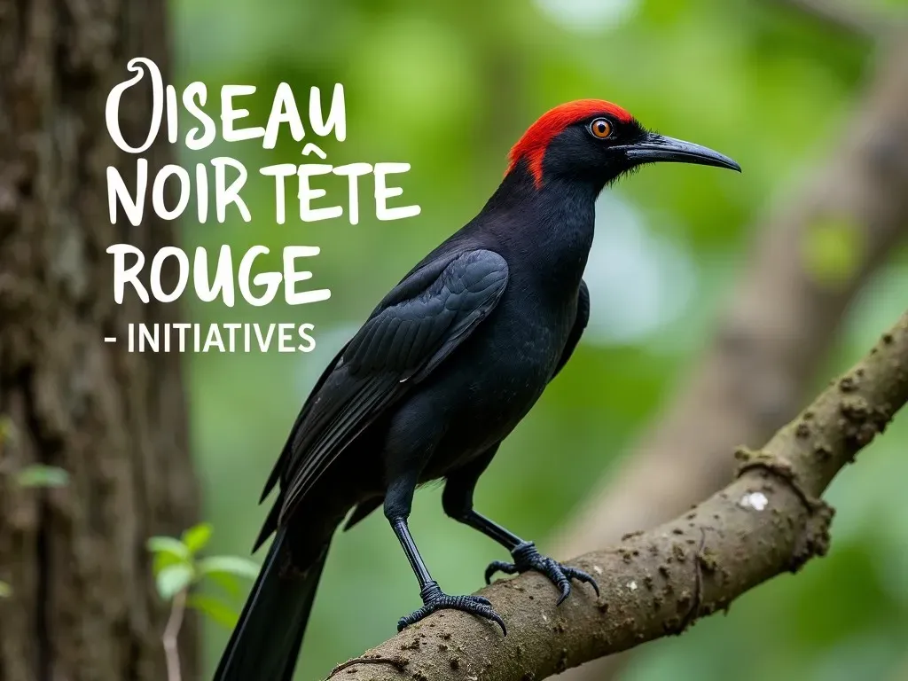 Découvrez l’Oiseau Noir à Tête Rouge : Autrefois Fréquent, Pourquoi est-il Devenu Si Rare ?