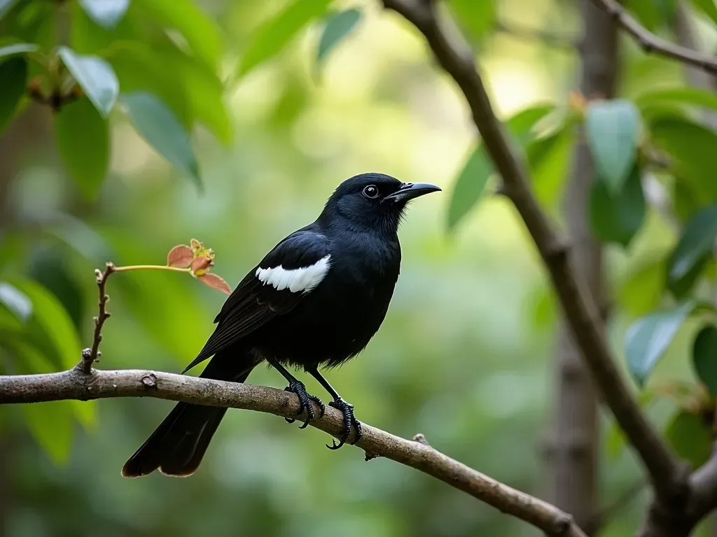 Découvrez l’Oiseau Noir Ventre Blanc : Beauté et Écologie en Harmonie!