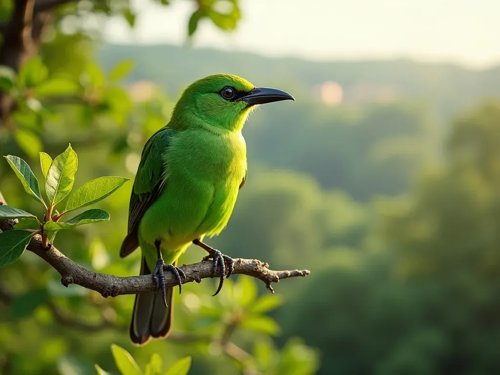 oiseau vert france