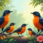 Découvrez les Éblouissants Oiseaux à Ventre Orange : Tout ce que Vous Devez Savoir !