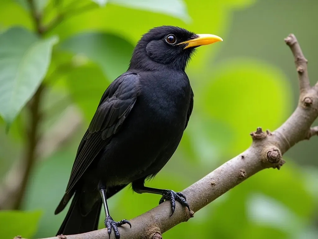 Découvrez le Petit Du Merle : Un Guide Complet pour Aimer cet Oiseau Noir au Bec Jaune